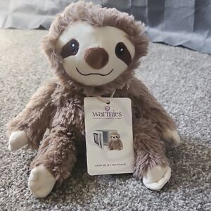 Warmies Brown Sloth Plush